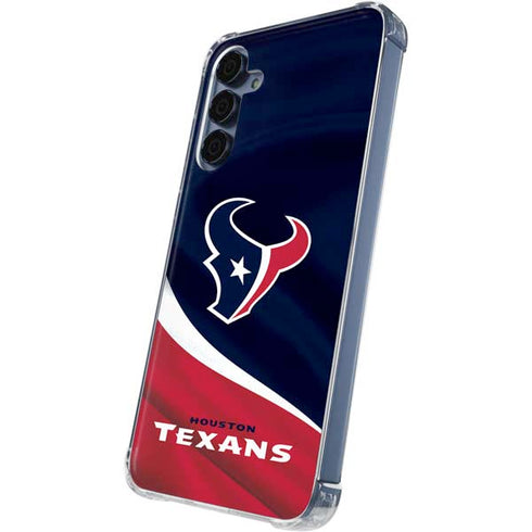 NFL Houston Texans Galaxy A35 5G Clear Case